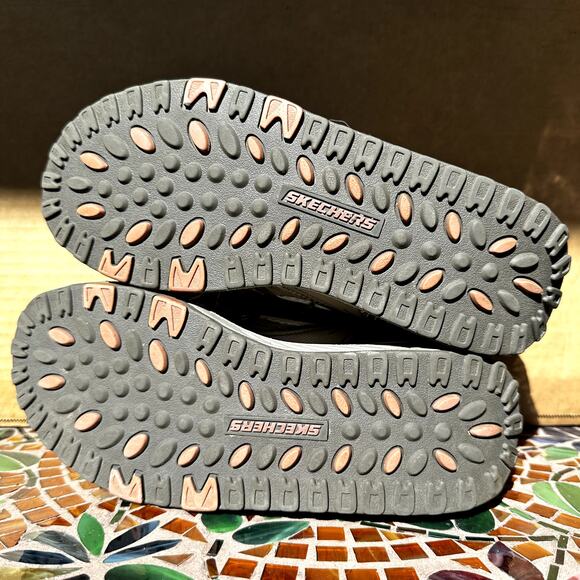 Skechers Shape Ups Athletic Sneakers Walking Toning Lace Up Synthetic Gray 8 - Picture 6 of 6